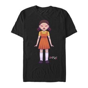 Squid Games Doll T Shirt Men’s Medium 38-40 NETFLIX